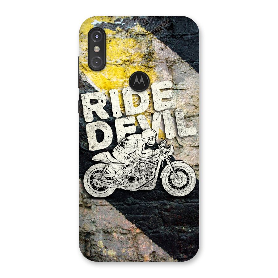 Ride Devil Back Case for Motorola One Power