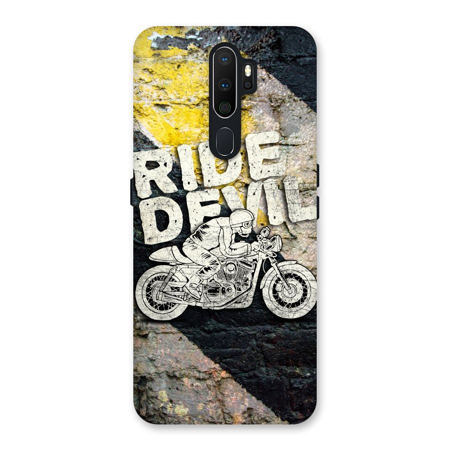 Ride Devil Back Case for Oppo A5 (2020)