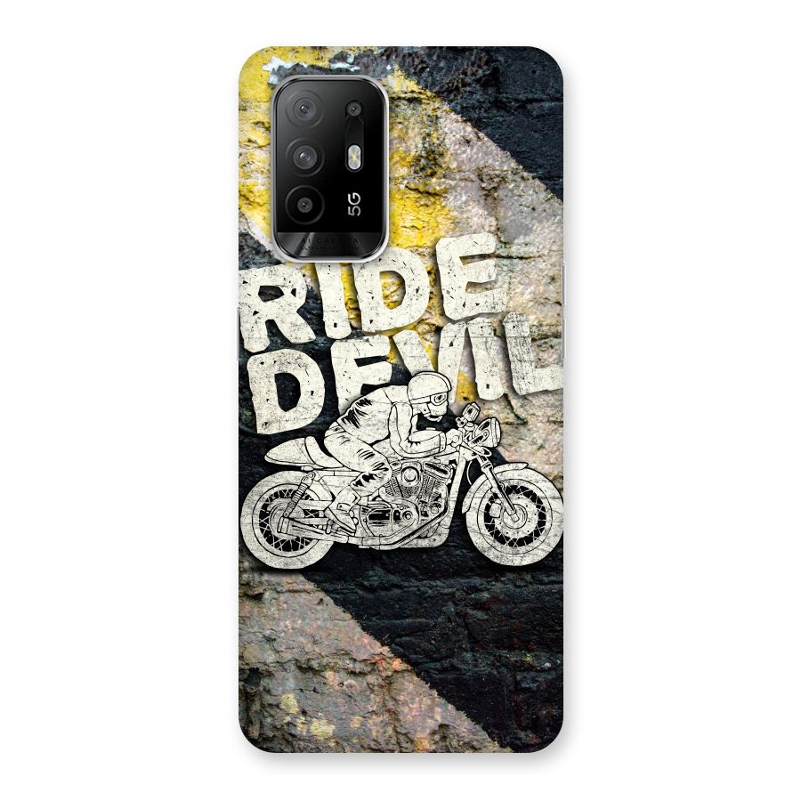 Ride Devil Back Case for Oppo F19 Pro Plus 5G