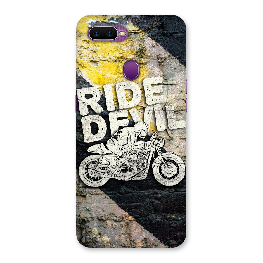Ride Devil Back Case for Oppo F9