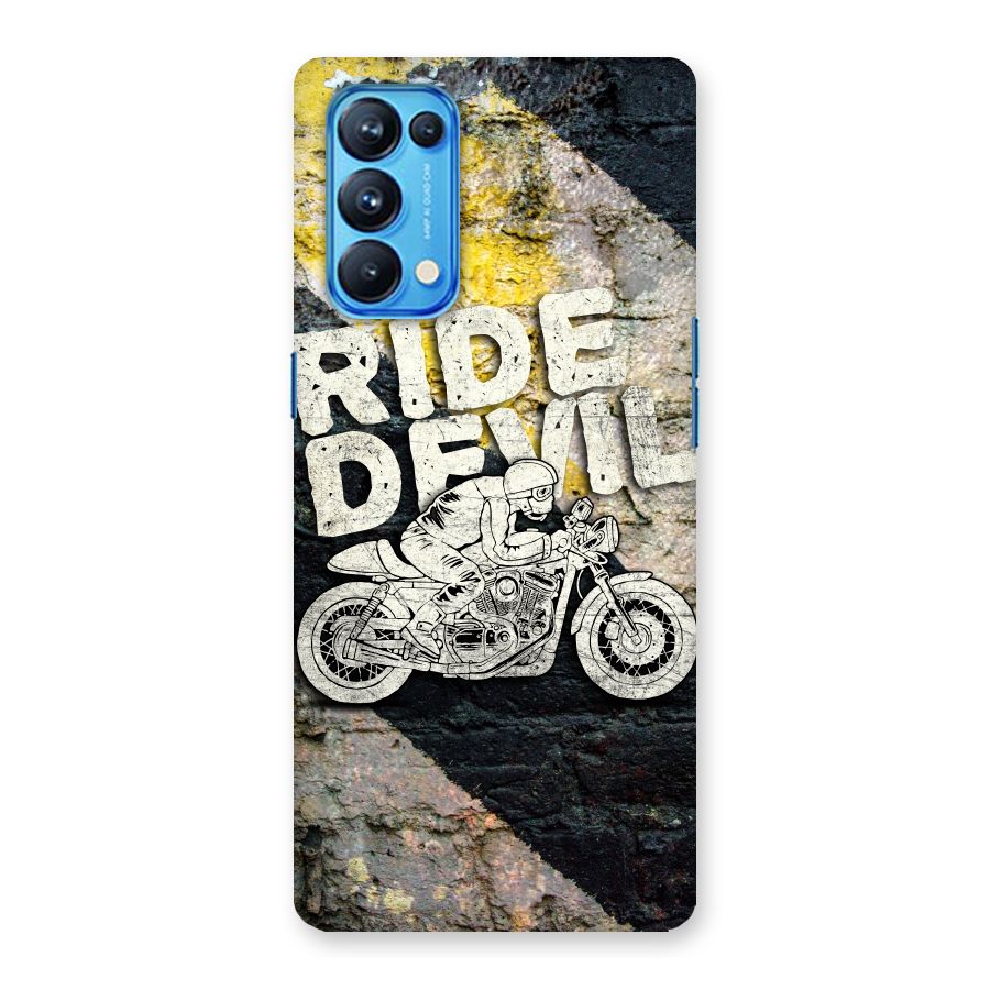Ride Devil Back Case for Oppo Reno5 Pro 5G