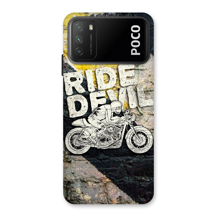 Ride Devil Back Case for Poco M3