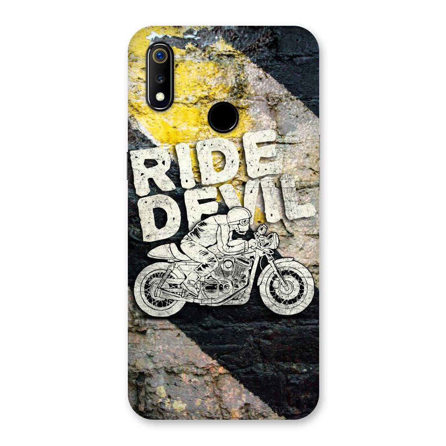 Ride Devil Back Case for Realme 3