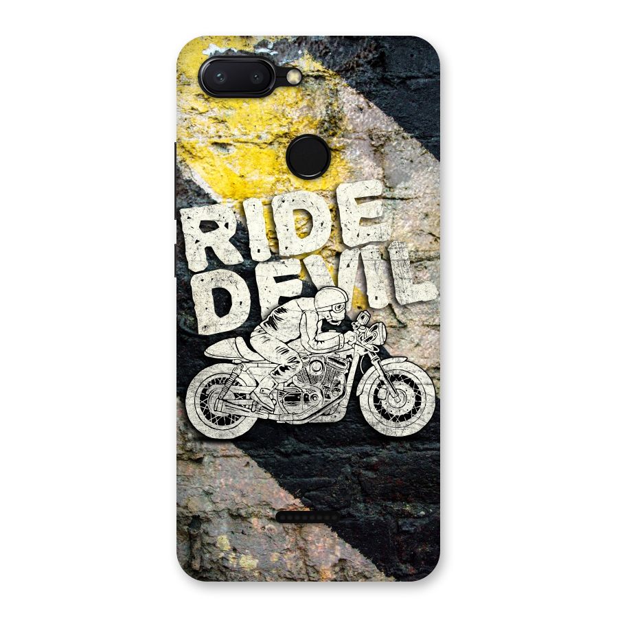 Ride Devil Back Case for Redmi 6