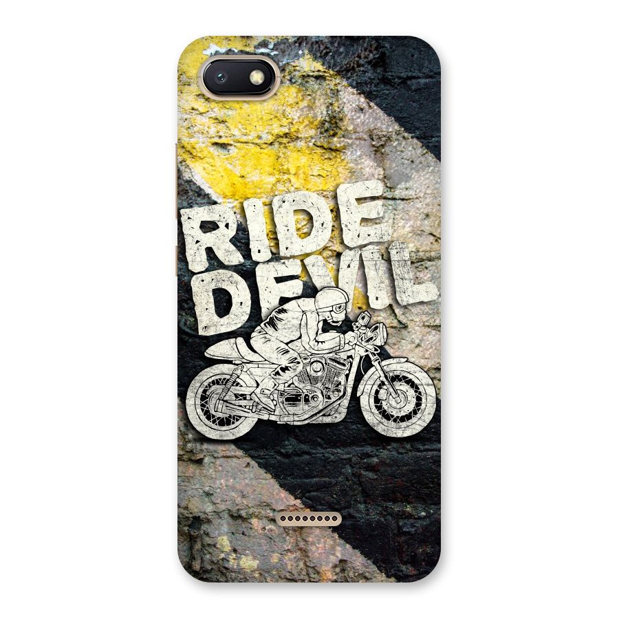 Ride Devil Back Case for Redmi 6A