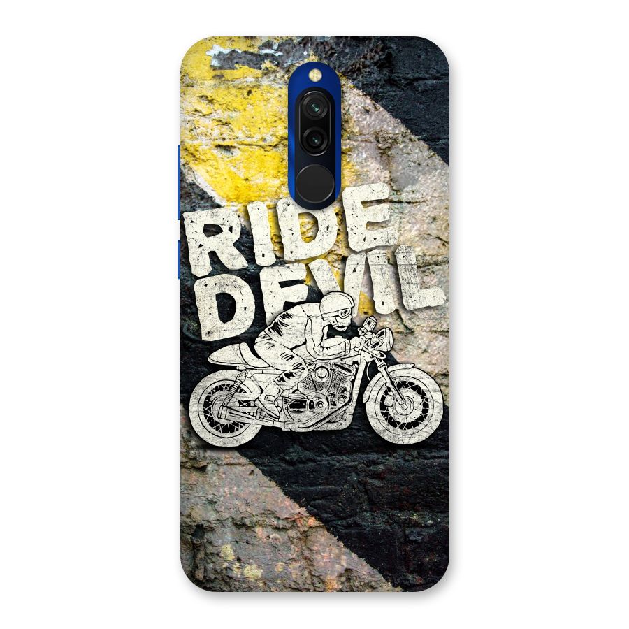 Ride Devil Back Case for Redmi 8