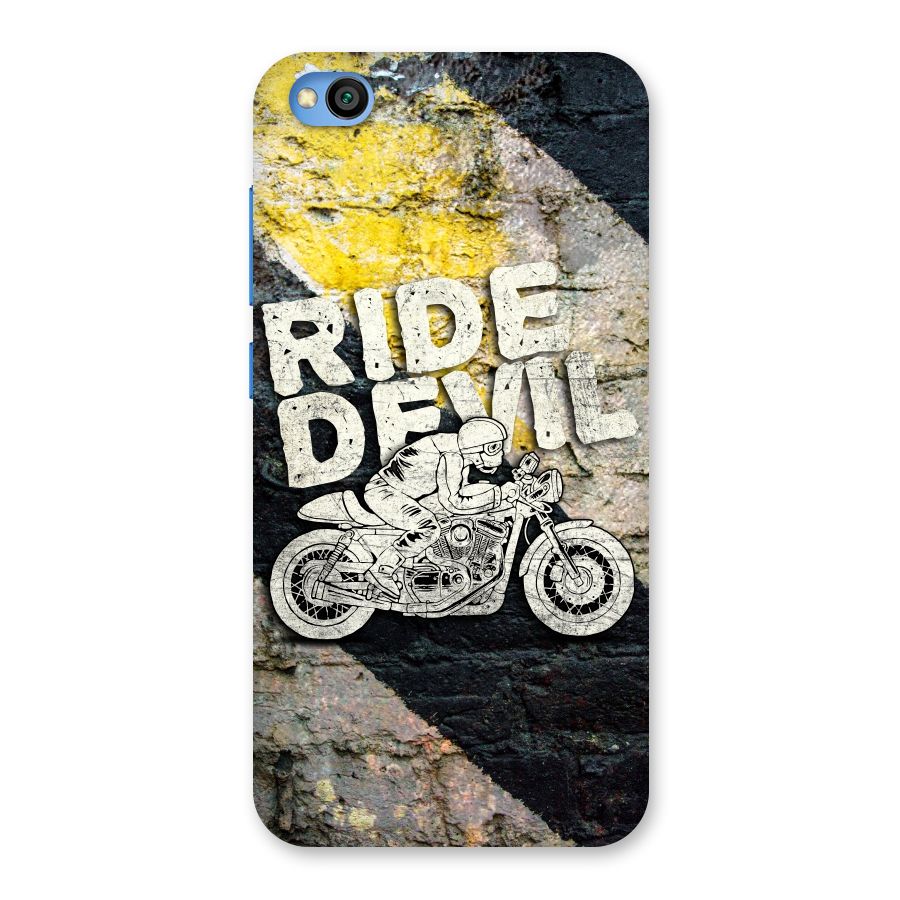 Ride Devil Back Case for Redmi Go
