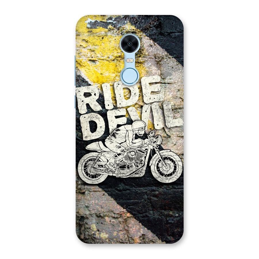 Ride Devil Back Case for Redmi Note 5