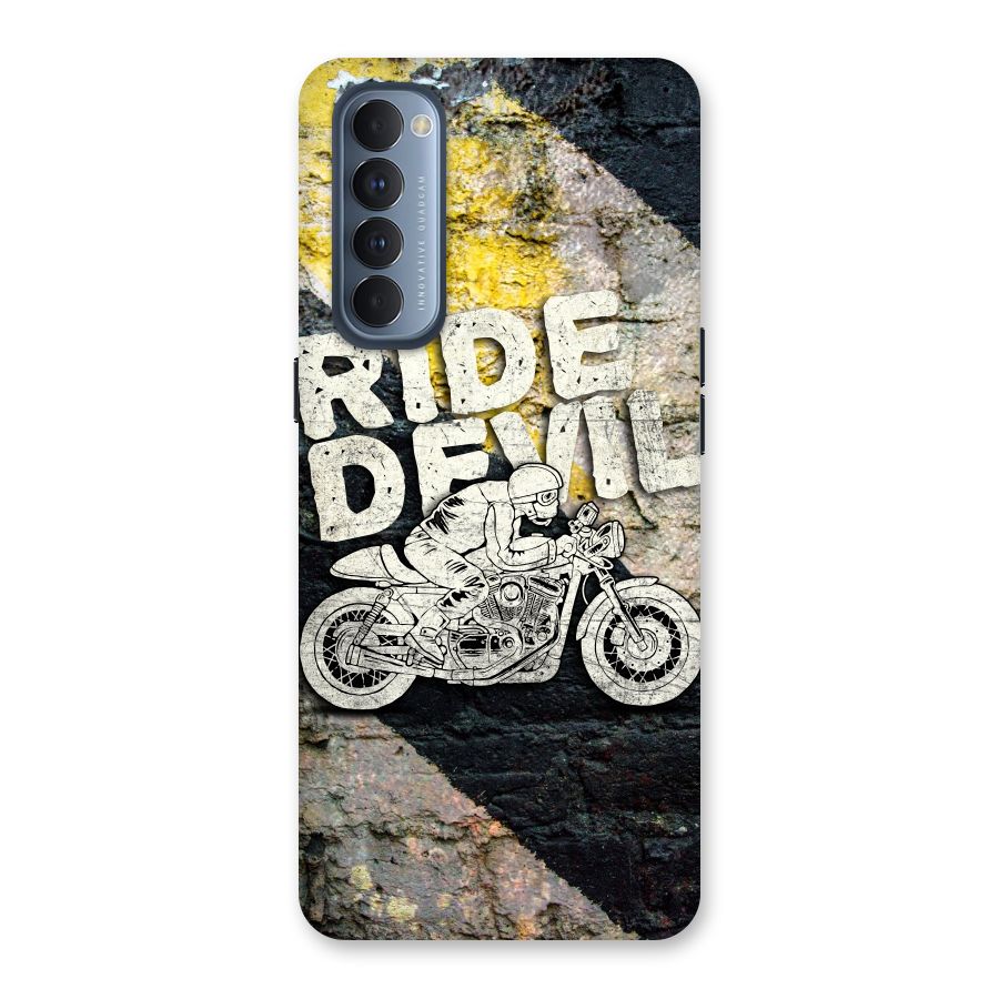 Ride Devil Back Case for Reno4 Pro