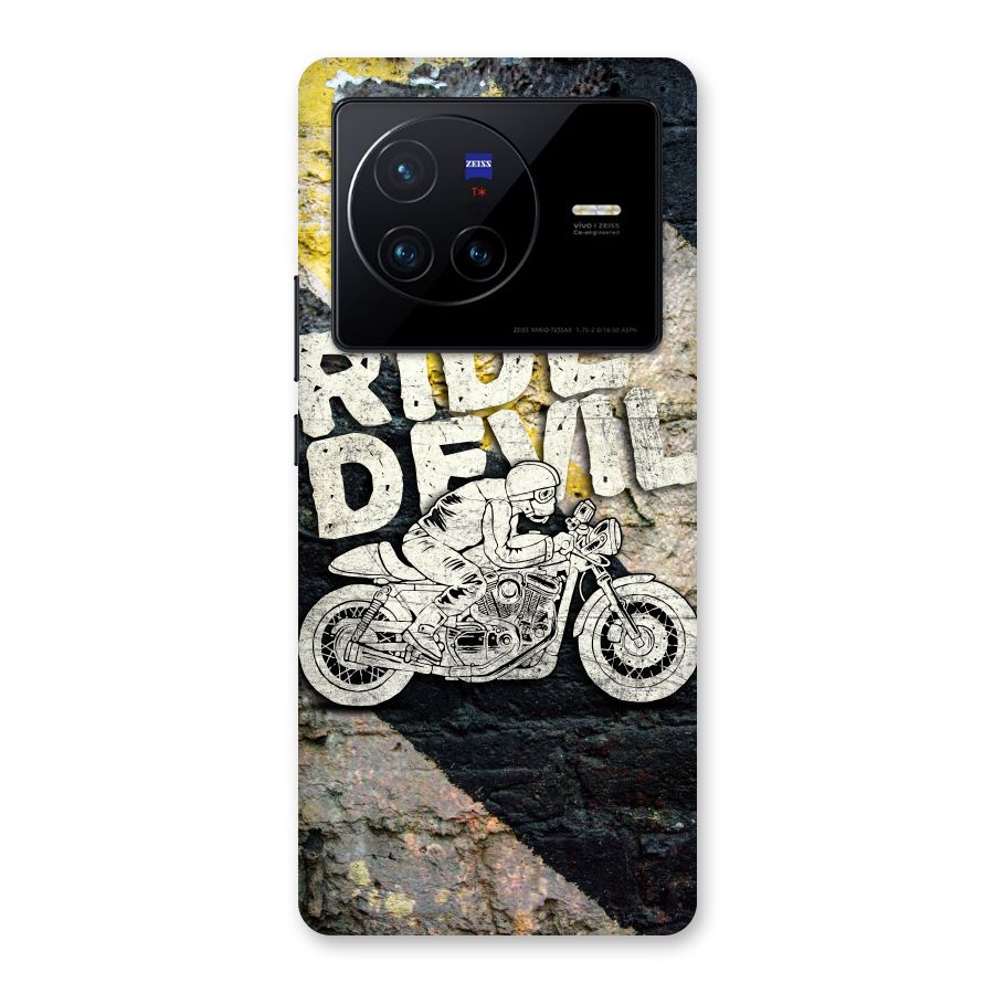 Ride Devil Back Case for Vivo X80