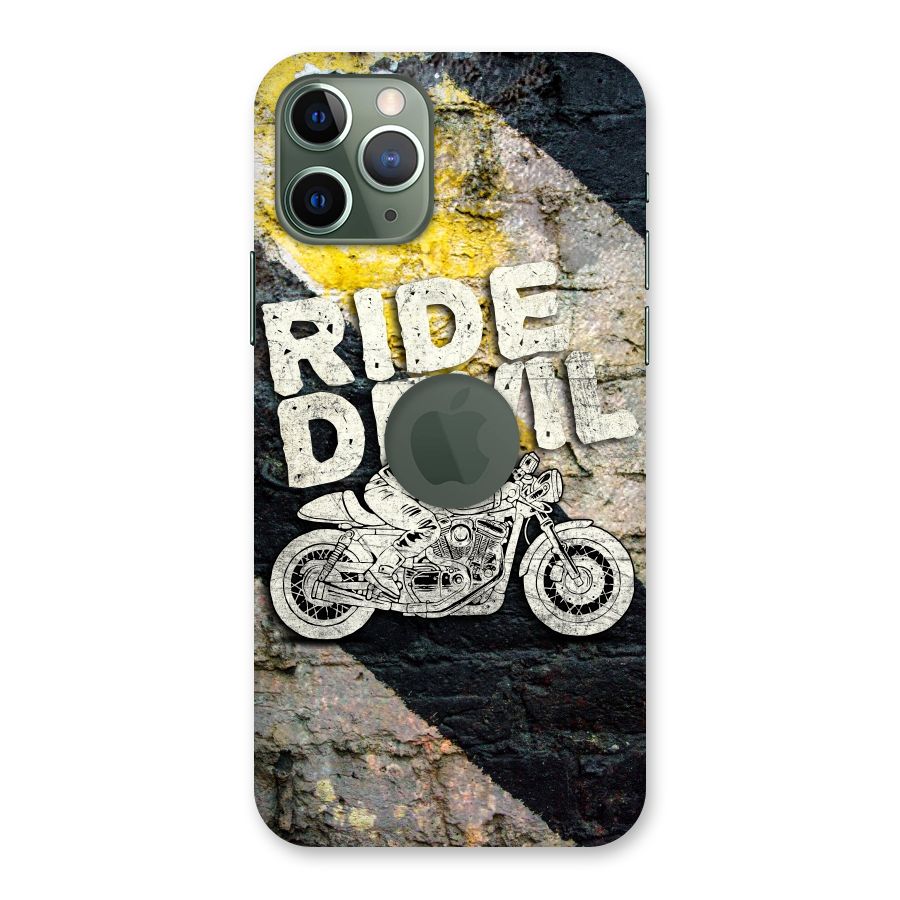 Ride Devil Back Case for iPhone 11 Pro Logo  Cut