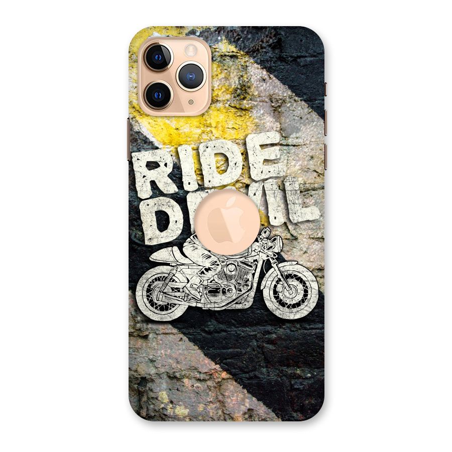 Ride Devil Back Case for iPhone 11 Pro Max Logo Cut