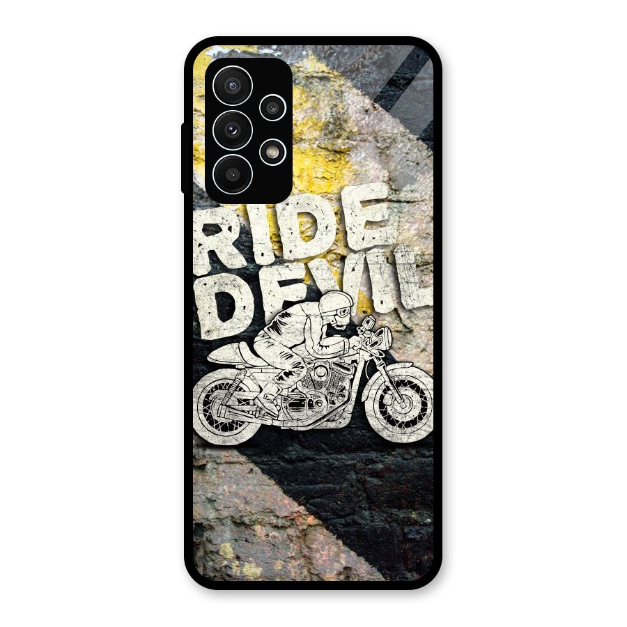 Ride Devil Glass Back Case for Galaxy A23