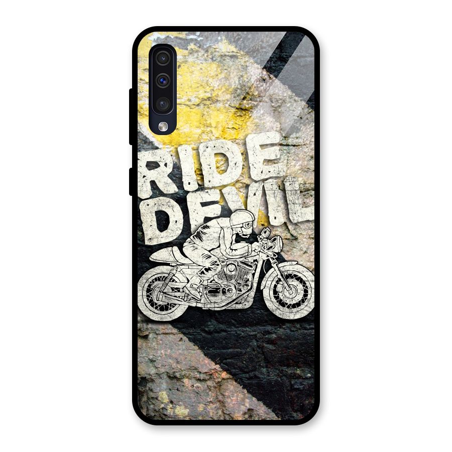 Ride Devil Glass Back Case for Galaxy A50