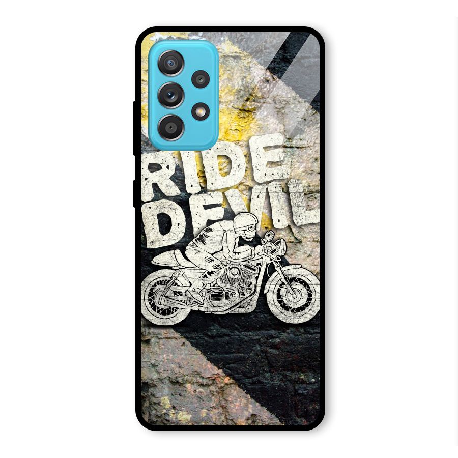 Ride Devil Glass Back Case for Galaxy A52