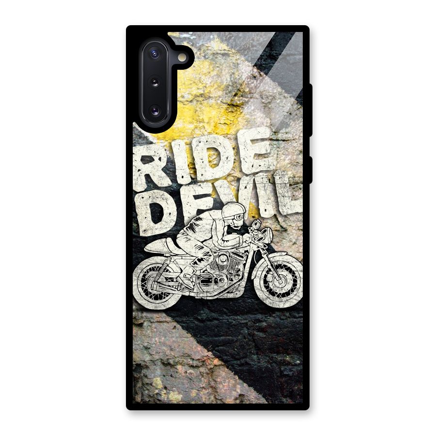 Ride Devil Glass Back Case for Galaxy Note 10