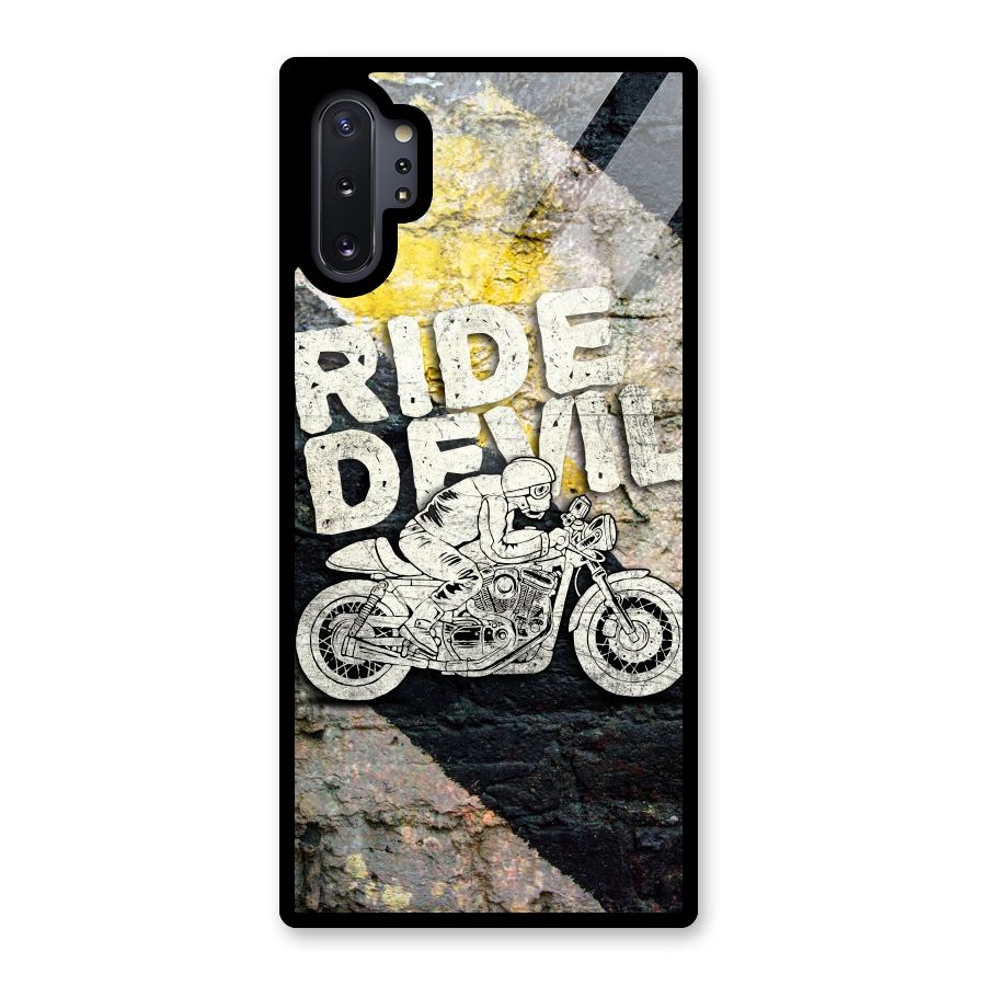 Ride Devil Glass Back Case for Galaxy Note 10 Plus