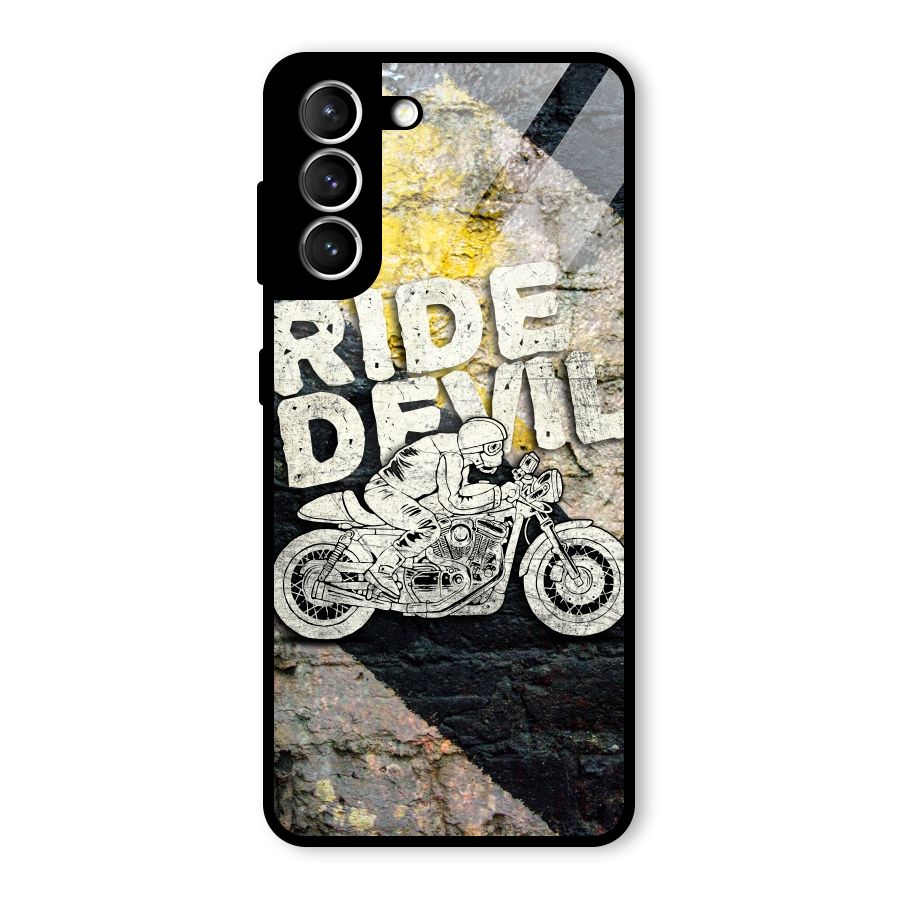 Ride Devil Glass Back Case for Galaxy S21 5G