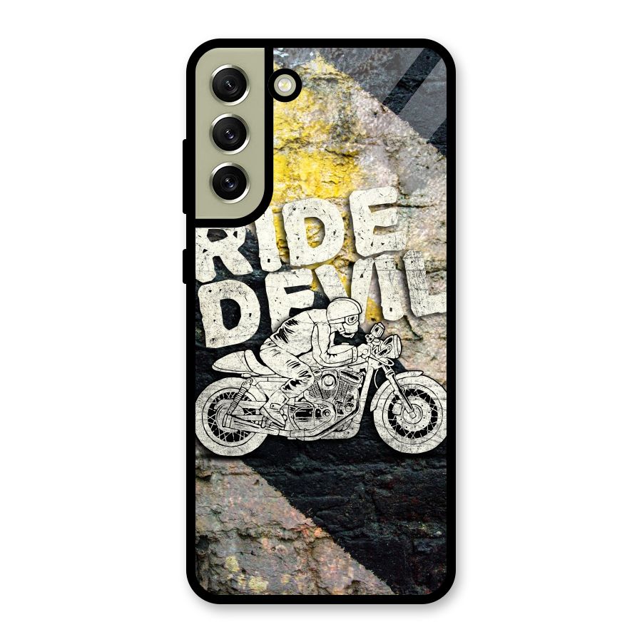 Ride Devil Glass Back Case for Galaxy S21 FE 5G