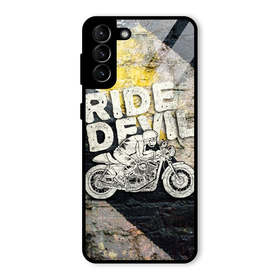 Ride Devil Glass Back Case for Galaxy S21 Plus