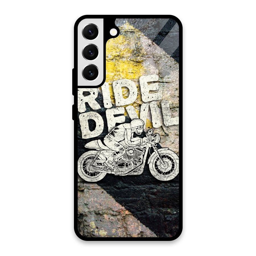 Ride Devil Glass Back Case for Galaxy S22 Plus 5G