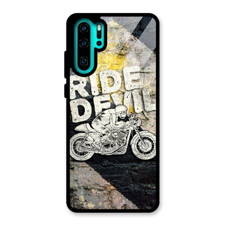Ride Devil Glass Back Case for Huawei P30 Pro