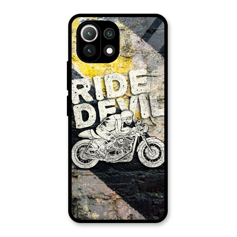 Ride Devil Glass Back Case for Mi 11 Lite NE 5G