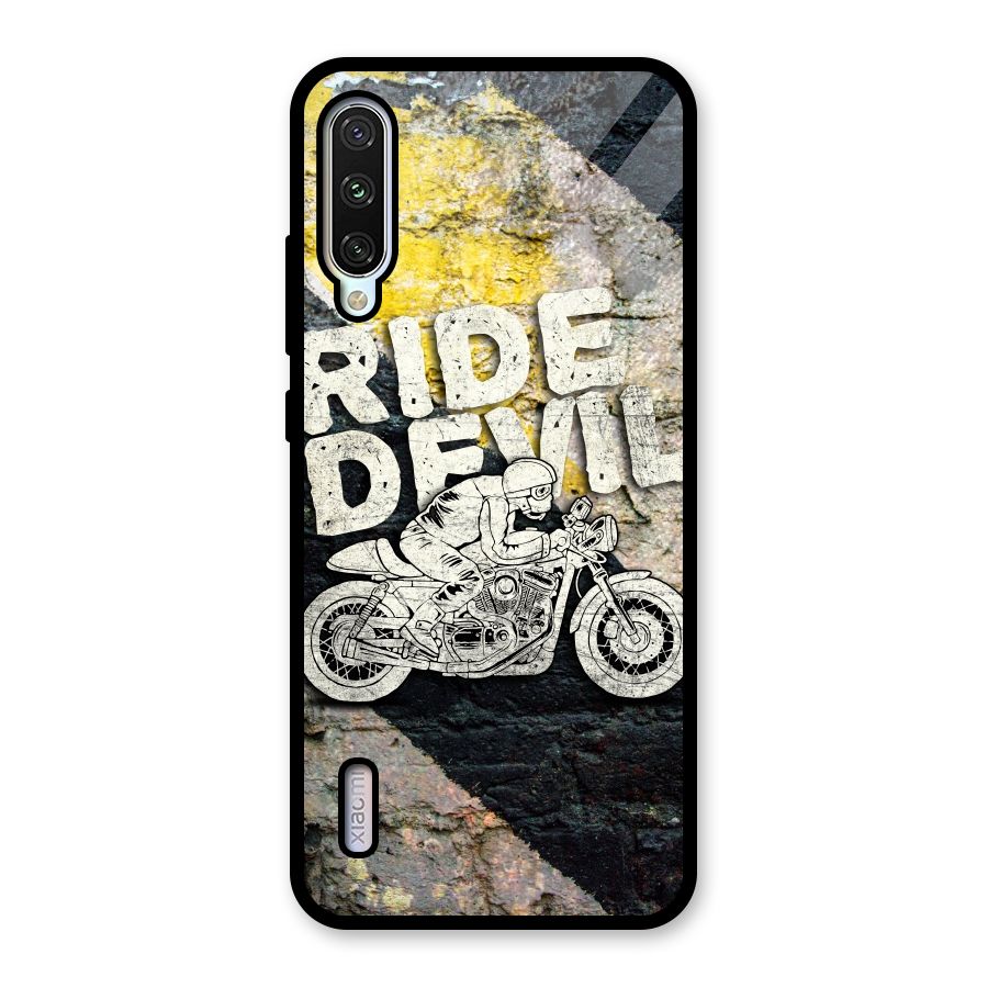 Ride Devil Glass Back Case for Mi A3