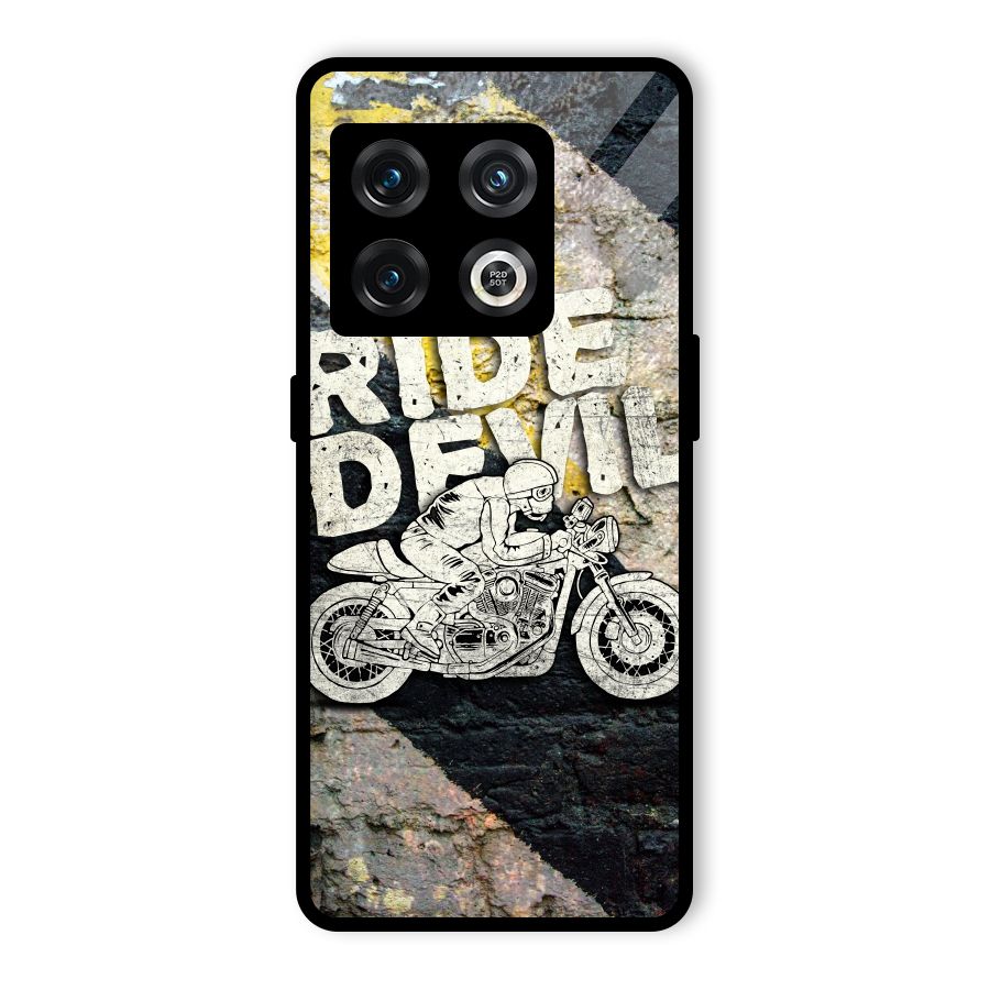 Ride Devil Glass Back Case for OnePlus 10 Pro 5G