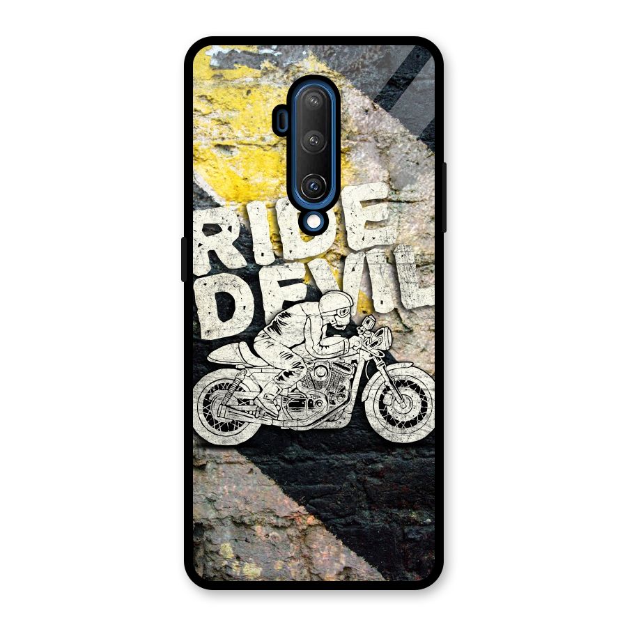 Ride Devil Glass Back Case for OnePlus 7T Pro