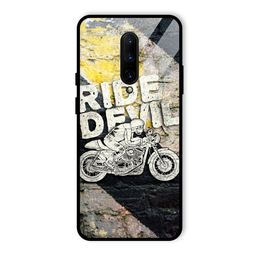 Ride Devil Glass Back Case for OnePlus 7 Pro