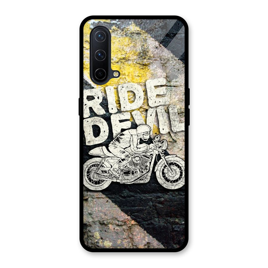 Ride Devil Glass Back Case for OnePlus Nord CE 5G