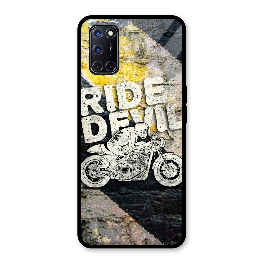 Ride Devil Glass Back Case for Oppo A52