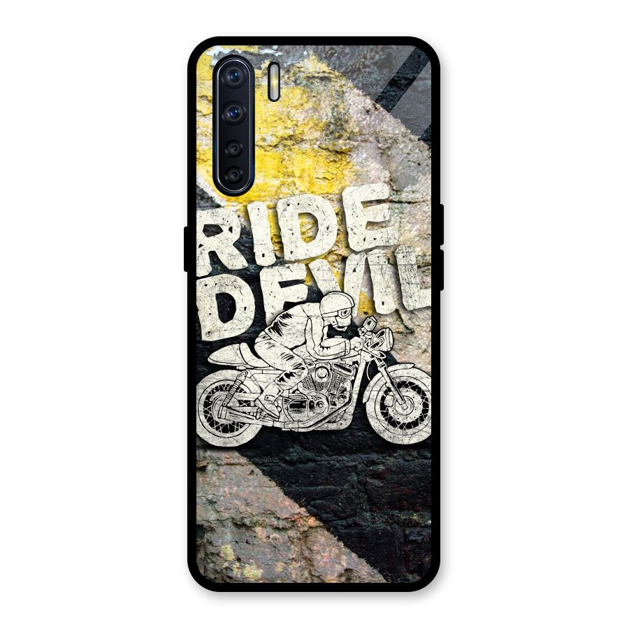 Ride Devil Glass Back Case for Oppo F15