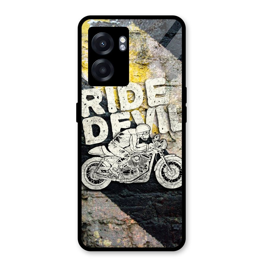 Ride Devil Glass Back Case for Oppo K10 (5G)