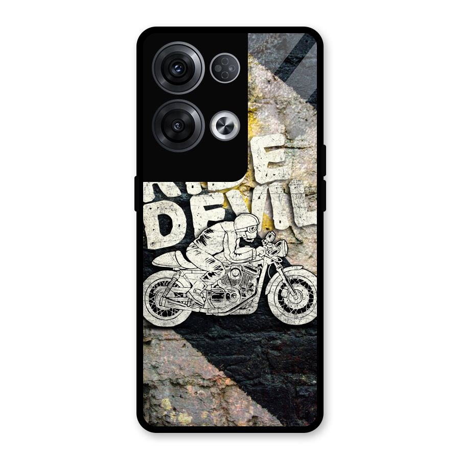 Ride Devil Glass Back Case for Oppo Reno8 Pro 5G