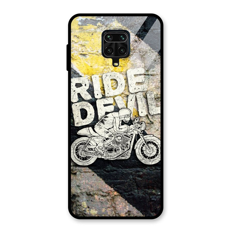 Ride Devil Glass Back Case for Poco M2 Pro