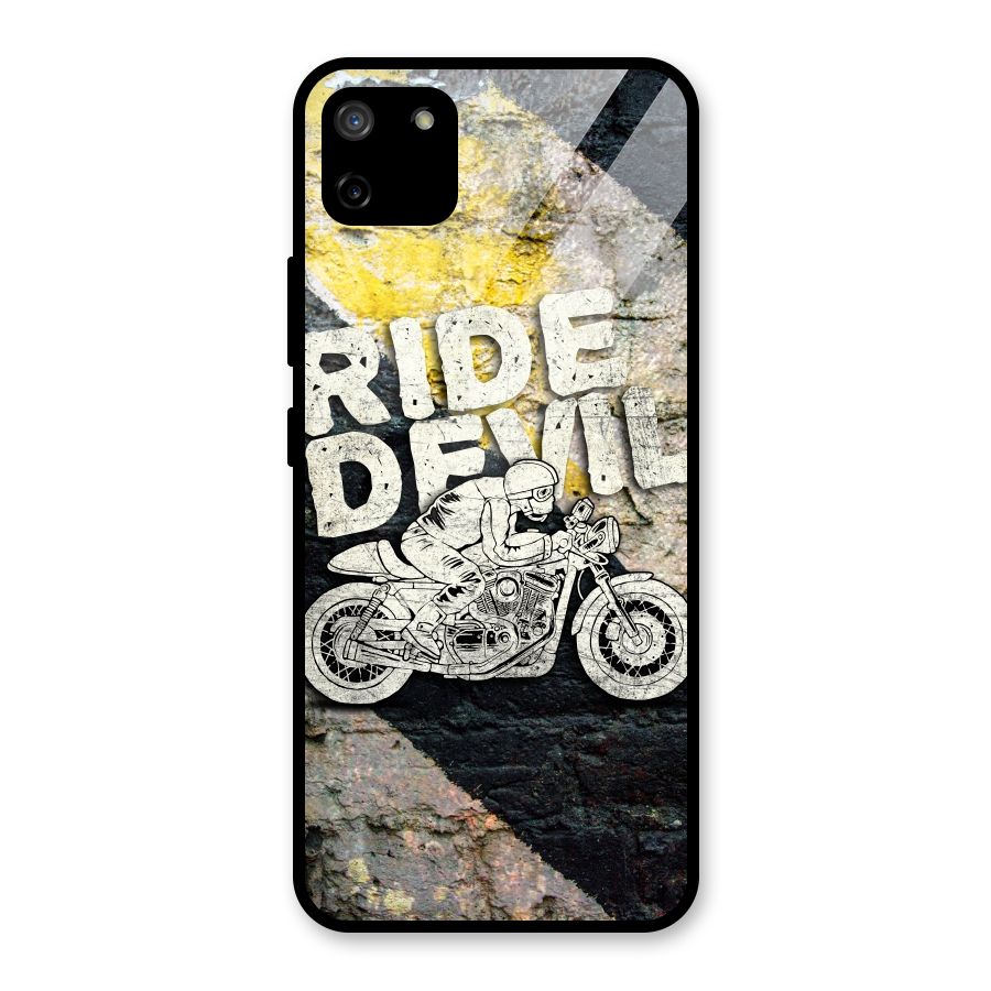 Ride Devil Glass Back Case for Realme C11