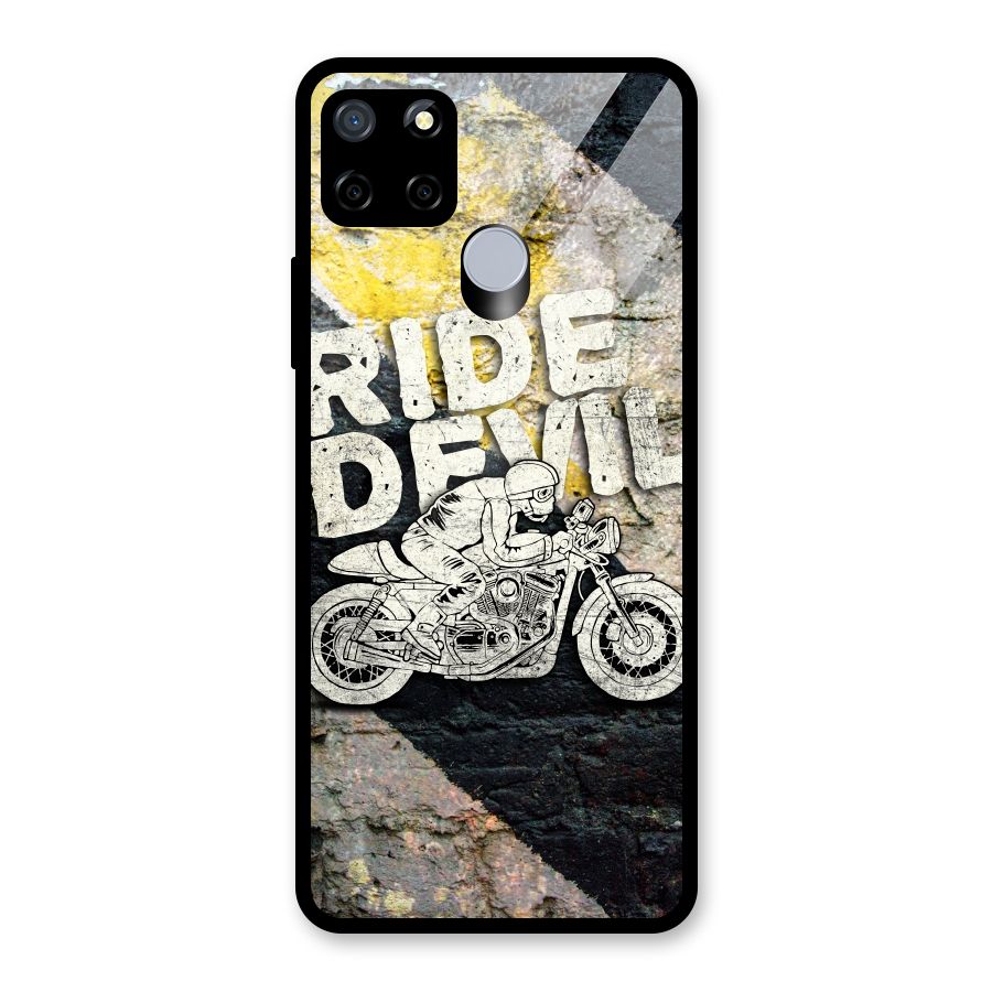 Ride Devil Glass Back Case for Realme C15