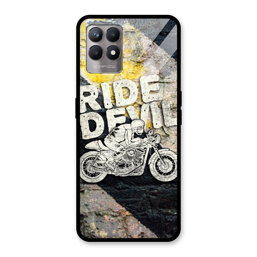 Ride Devil Glass Back Case for Realme Narzo 50