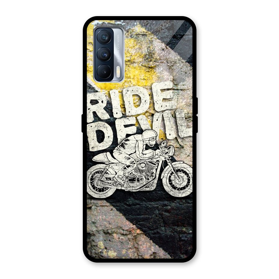 Ride Devil Glass Back Case for Realme X7