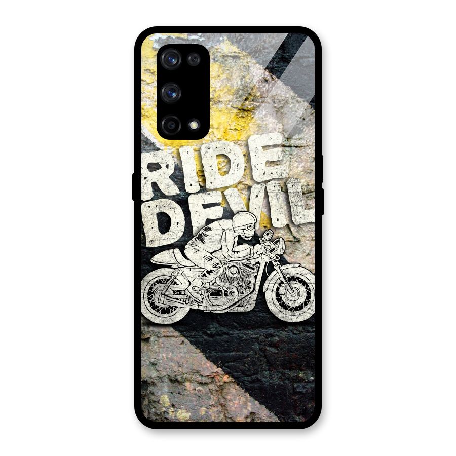Ride Devil Glass Back Case for Realme X7 Pro