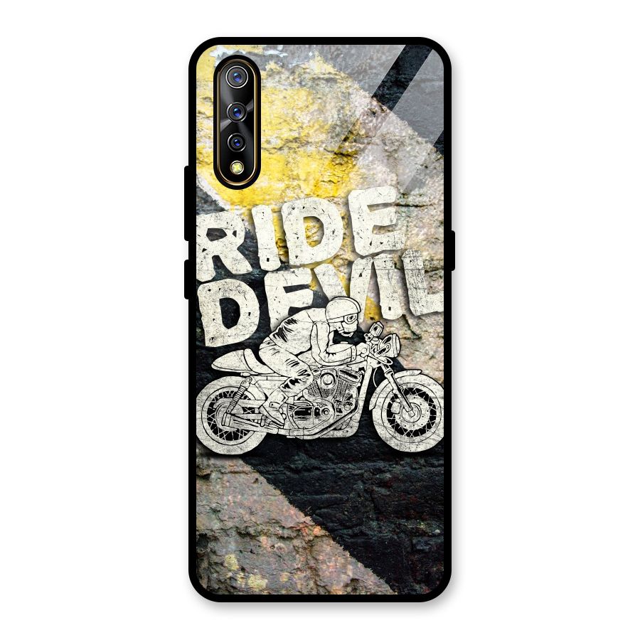 Ride Devil Glass Back Case for Vivo S1