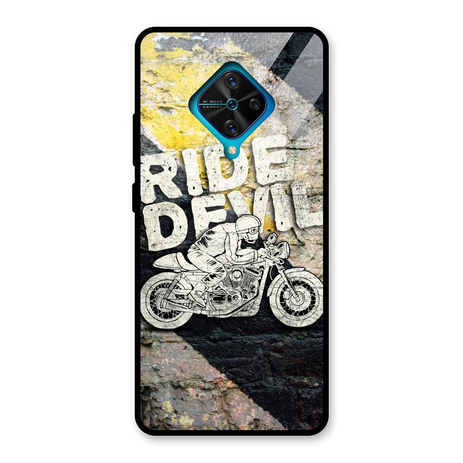 Ride Devil Glass Back Case for Vivo S1 Pro