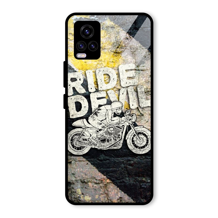 Ride Devil Glass Back Case for Vivo V20