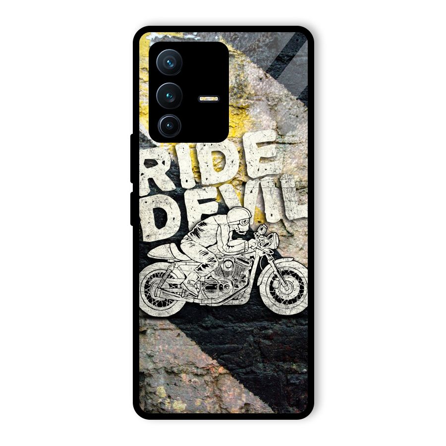 Ride Devil Glass Back Case for Vivo V23 Pro