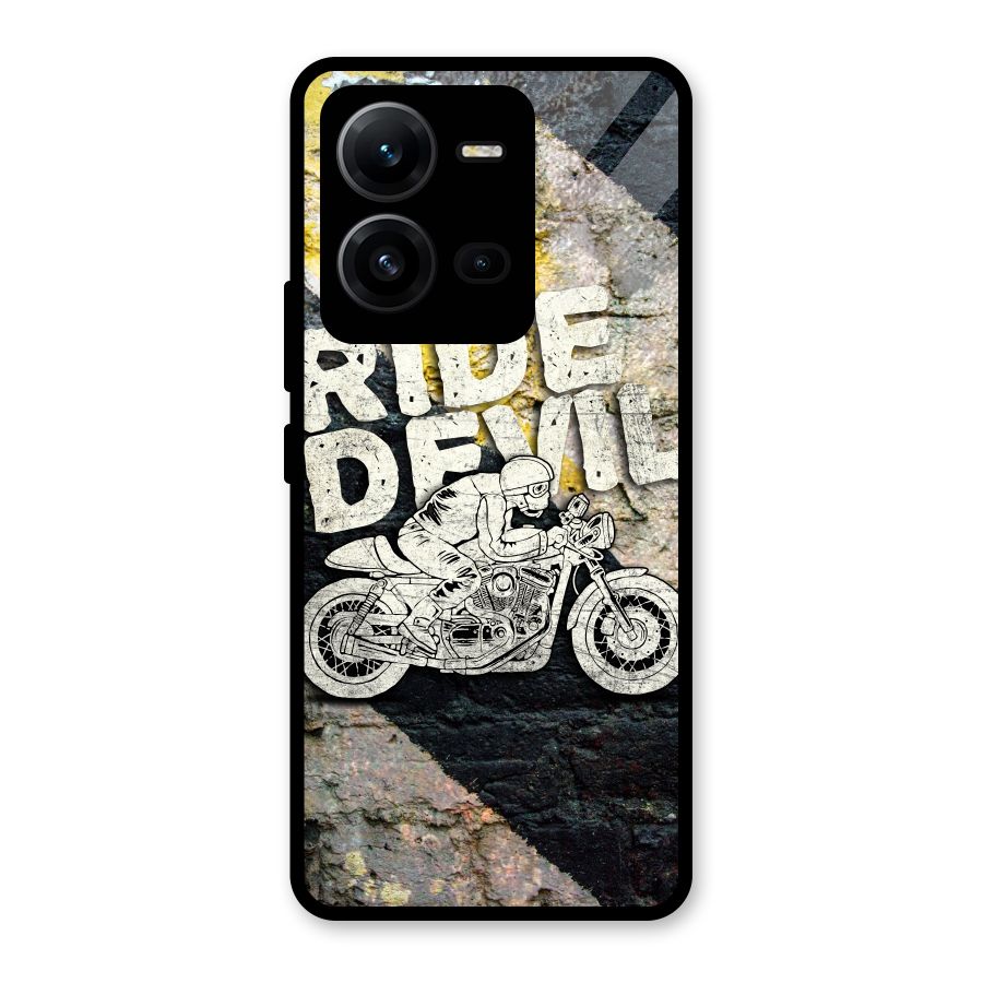 Ride Devil Glass Back Case for Vivo V25
