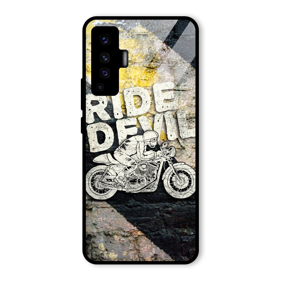 Ride Devil Glass Back Case for Vivo X50