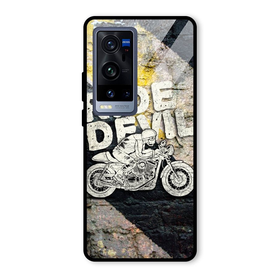 Ride Devil Glass Back Case for Vivo X60 Pro Plus