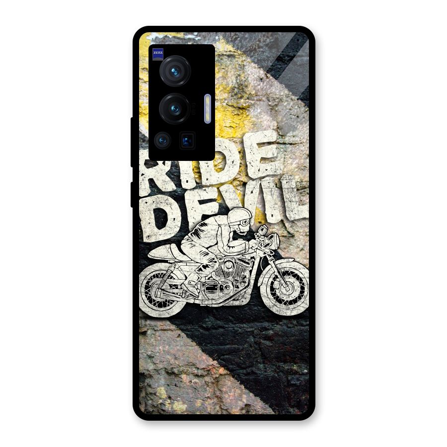 Ride Devil Glass Back Case for Vivo X70 Pro
